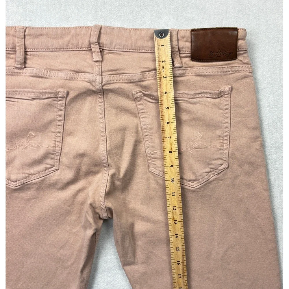 34 Heritage Courage‎ Mens 38x30 Tan Straight Leg Mid Rise Pants Rose Pink Khaki
